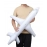 100cm High Quality Classic Toy Float Airplane Inflatable Airliner Aircraft Planes Toys Cartoon Plane