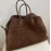 Vintage Luxury Designer Handbags Velvet Large Capacity Brown Travel Tote Bags High Quality Solid Commuter Shoulder Bag For Women