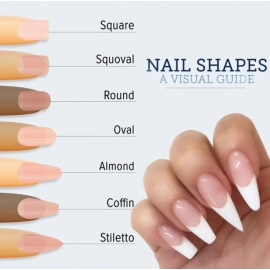 100pcs Nail Art Form French Acrylic UV Nail Gel Tips Extension Forms Guide Stickers Nail Building Gel Curl Forms Mold Manicure
