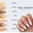 100pcs Nail Art Form French Acrylic UV Nail Gel Tips Extension Forms Guide Stickers Nail Building Gel Curl Forms Mold Manicure